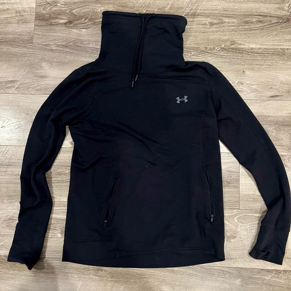 Under Armour Women's Long Sleeve Featherweight Fleece Funnel Training Sweatshirt